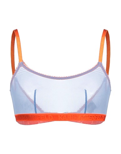 KARL LAGERFELD Bra Pastel blue 95% Polyester, 5% Elastane