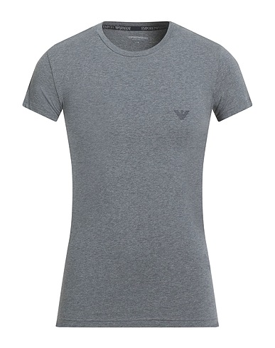 EMPORIO ARMANI Undershirt Grey 95% Cotton, 5% Elastane, Polyamide, Polyester