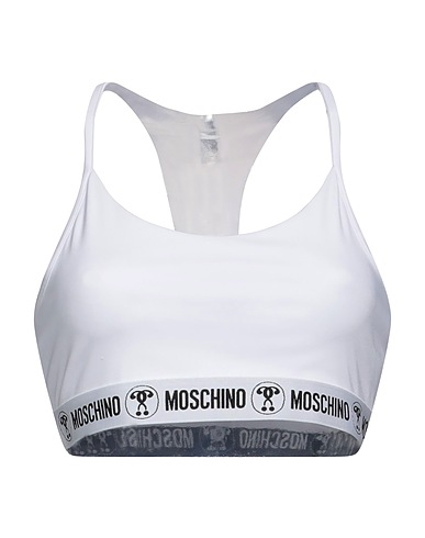 MOSCHINO Reggiseno Bianco 70% Poliestere, 30% Elastan