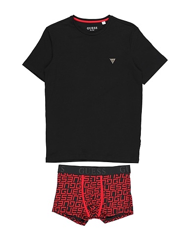 GUESS Coordinato Nero 95% Cotone, 5% Elastan