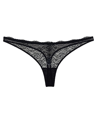 TWINSET UNDERWEAR Brief Black 75% Polyamide, 17% Elastane, 8% Polyester