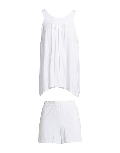 HANRO Sleepwear White 100% Cotton