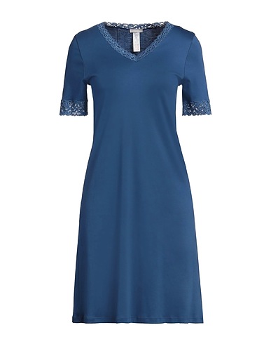 HANRO Sleepwear Navy blue 100% Cotton, Polyamide, Elastane