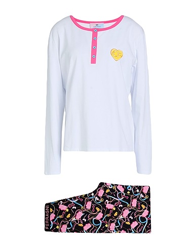 CHIARA FERRAGNI Sleepwear White 94% Cotton, 6% Elastane
