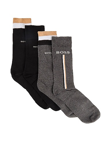 BOSS ストッキング＆ソックス グレー コットン 75% / ナイロン 23% / ポリウレタン 2%