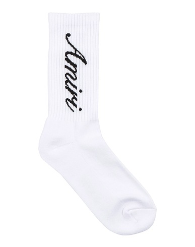 AMIRI Calze e Calzini Bianco 78% Cotone, 20% Poliestere, 2% Elastan