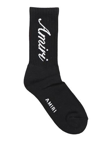 AMIRI Chaussettes et collants Noir 78% Coton, 20% Polyester, 2% Élasthanne