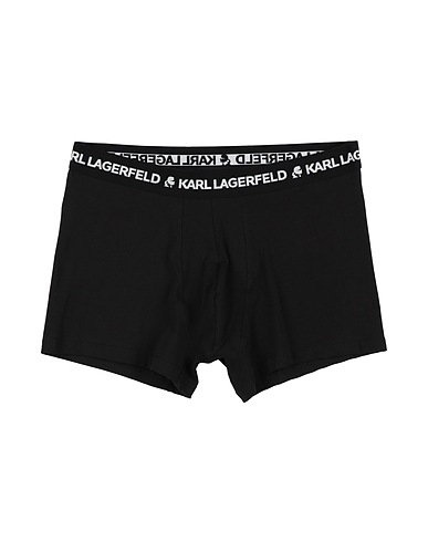 KARL LAGERFELD Boxer Black 95% Organic cotton, 5% Elastane