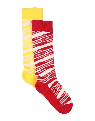 ISABEL MARANT Socks & tights Red 79% Cotton, 18% Polyamide, 3% Elastane