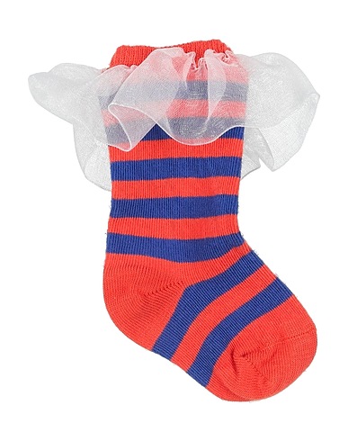 MINI RODINI Socken & Strümpfe Tomatenrot 80% Baumwolle, 18% Polyamid, 2% Elastan