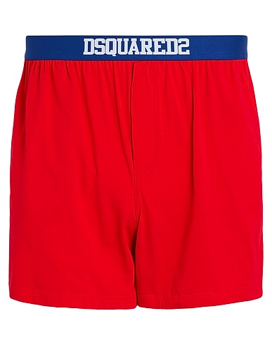 DSQUARED2 Boxer UNDERWEAR Red 95% Cotton, 5% Elastane