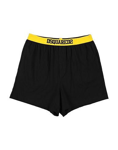 DSQUARED2 Boxer UNDERWEAR Black 95% Cotton, 5% Elastane