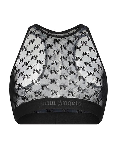 PALM ANGELS Bra Black 88% Polyamide, 12% Elastane, Polyester