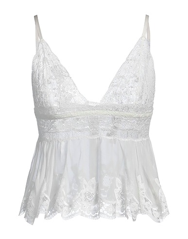 DOLCE&GABBANA Bra White 50% Silk, 25% Polyamide, 15% Cotton, 5% Elastane, 5% Viscose