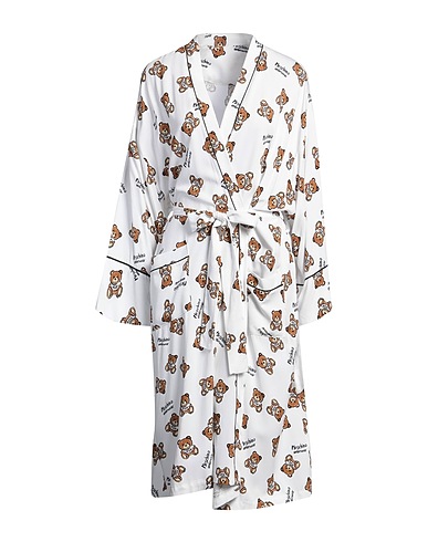 MOSCHINO Dressing gowns & bathrobes UNDERWEAR White 100% Viscose