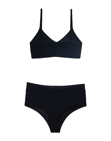 JIL SANDER Set Schwarz 85% Viskose, 7% Polyamid, 6% Polyester, 2% Elastan