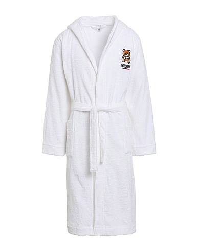 MOSCHINO Dressing gowns & bathrobes White 100% Cotton