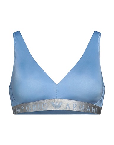 EMPORIO ARMANI Bra UNDERWEAR Azure 85% Polyamide, 15% Elastane, Polyester