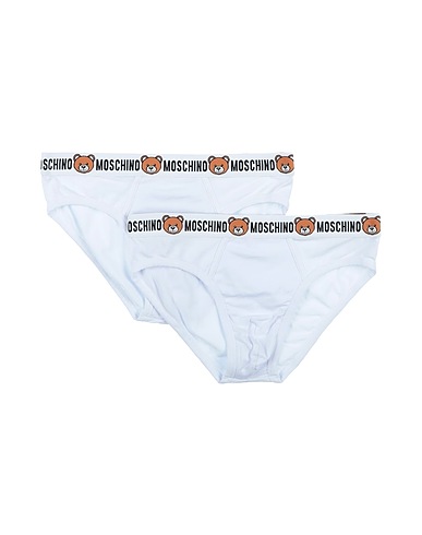 MOSCHINO Brief UNDERWEAR White 95% Cotton, 5% Elastane