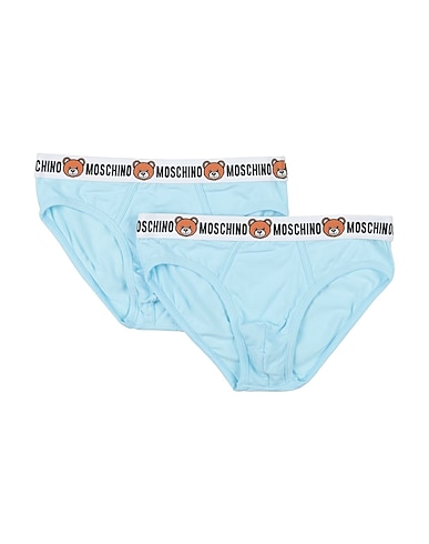 MOSCHINO Brief UNDERWEAR Sky blue 95% Cotton, 5% Elastane