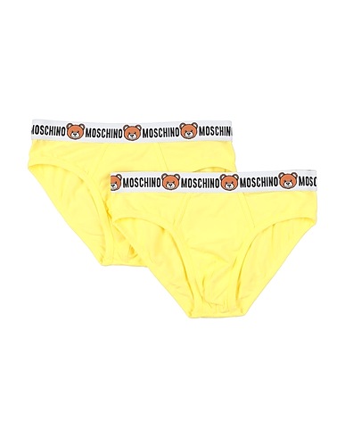 MOSCHINO Brief UNDERWEAR Pastel yellow 95% Cotton, 5% Elastane