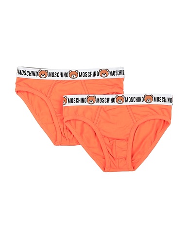 MOSCHINO Slip UNDERWEAR Arancione 95% Cotone, 5% Elastan