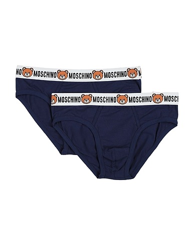 MOSCHINO Brief UNDERWEAR Midnight blue 95% Cotton, 5% Elastane