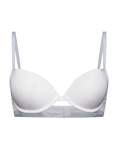 EMPORIO ARMANI Bra UNDERWEAR White 84% Polyamide, 16% Elastane, Polyester
