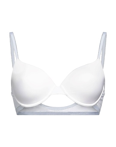 EMPORIO ARMANI Bra UNDERWEAR White 84% Polyamide, 16% Elastane, Polyester