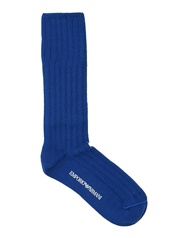 EMPORIO ARMANI Socks & tights Blue 92% Cotton, 6% Polyamide, 2% Elastane