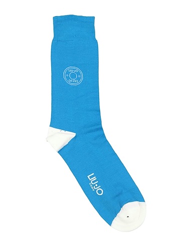 LIU •JO MAN Socks & tights Blue 80% Cotton, 17% Polyamide, 3% Elastane