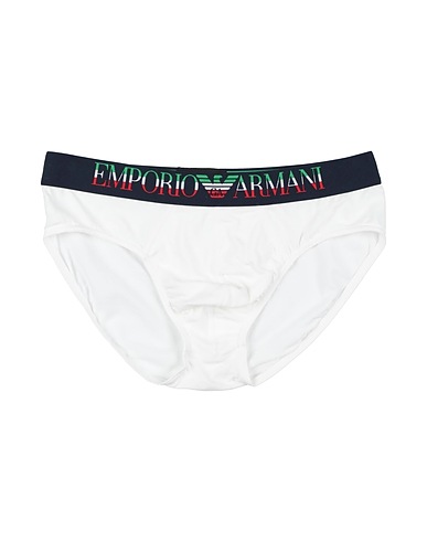 EMPORIO ARMANI Brief White 95% Cotton, 5% Elastane, Polyamide, Polyester