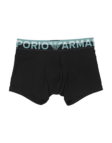 EMPORIO ARMANI トランクス ブラック コットン 95% / ポリウレタン 5% / ナイロン / ポリエステル