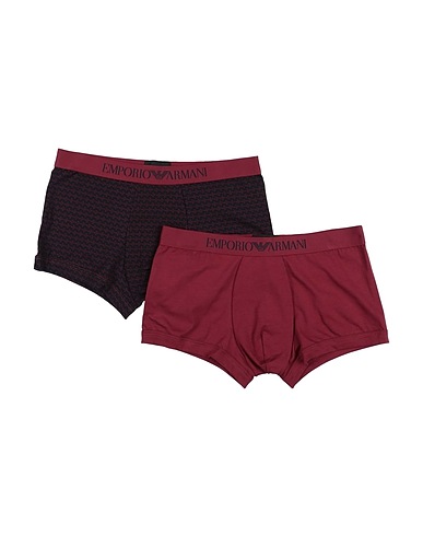 EMPORIO ARMANI Boxer Burgundy 95% Cotton, 5% Elastane, Polyamide, Polyester