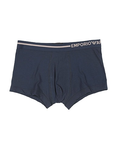 EMPORIO ARMANI Boxer Navy blue 95% Cotton, 5% Elastane, Polyester