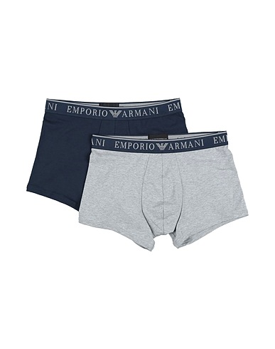 EMPORIO ARMANI トランクス グレー コットン 95% / ポリウレタン 5% / ポリエステル / ナイロン