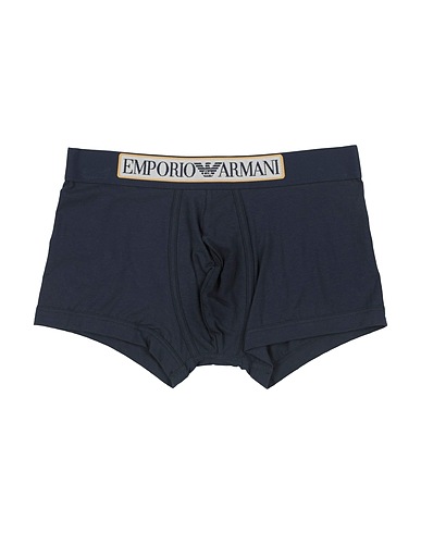 EMPORIO ARMANI Boxer Navy blue 95% Cotton, 5% Elastane, Polyamide, Polyester