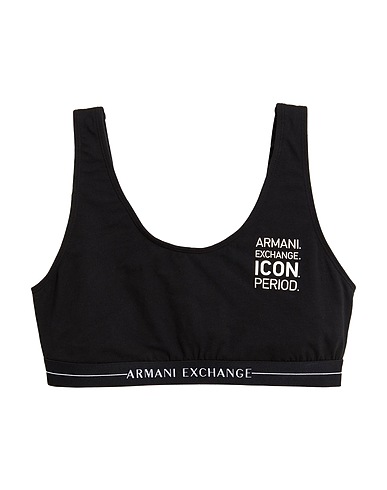ARMANI EXCHANGE Reggiseno Nero 95% Cotone, 5% Elastan