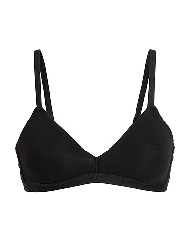 ARMANI EXCHANGE Reggiseno Nero 95% Cotone, 5% Elastan, Poliammide