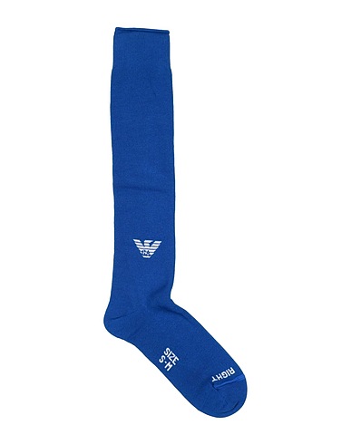 EMPORIO ARMANI Chaussettes et collants Bleu électrique 88% Coton, 12% Polyamide
