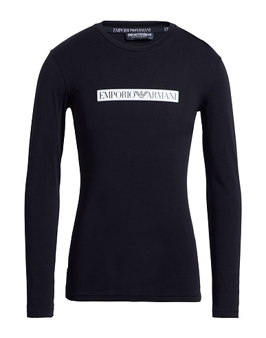 EMPORIO ARMANI T-shirt UNDERWEAR Black 95% Cotton, 5% Elastane
