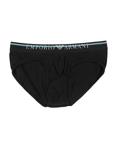 EMPORIO ARMANI Slip Nero 95% Cotone, 5% Elastan, Poliammide, Poliestere