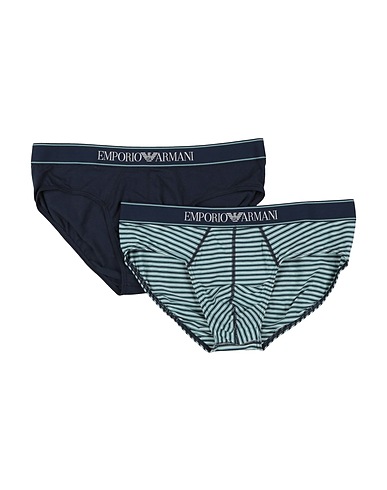 EMPORIO ARMANI Brief Turquoise 95% Cotton, 5% Elastane, Polyamide, Polyester