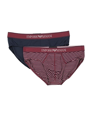 EMPORIO ARMANI Brief Burgundy 95% Cotton, 5% Elastane, Polyamide, Polyester