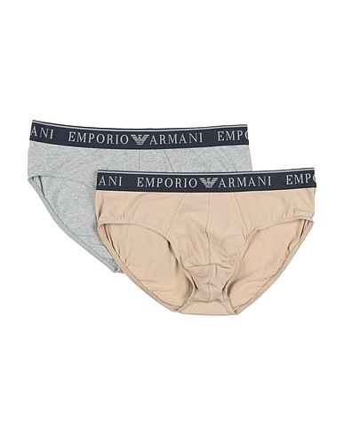 EMPORIO ARMANI Brief UNDERWEAR Beige 95% Cotton, 5% Elastane, Polyester, Polyamide