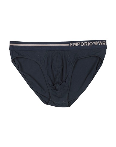EMPORIO ARMANI Brief Navy blue 95% Cotton, 5% Elastane, Polyester