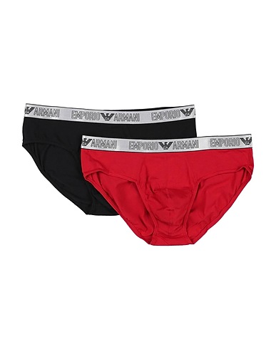 EMPORIO ARMANI Slip UNDERWEAR Rot 95% Baumwolle, 5% Elastan, Polyester, Polyamid