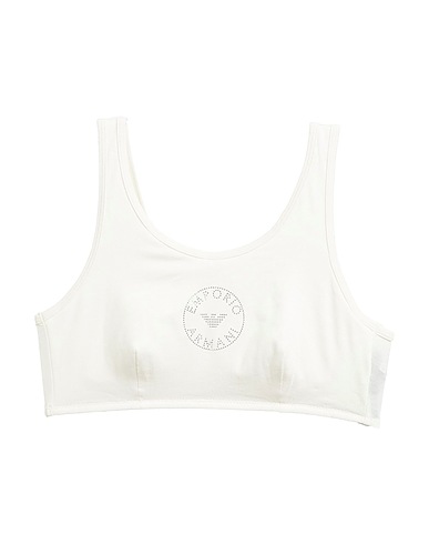 EMPORIO ARMANI Bra UNDERWEAR Cream 95% Cotton, 5% Elastane