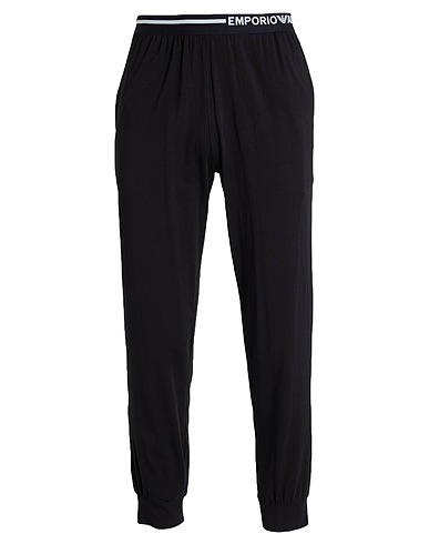 EMPORIO ARMANI Pigiama UNDERWEAR Nero 95% Cotone organico, 5% Elastan, Poliestere