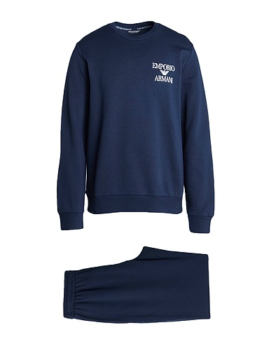 EMPORIO ARMANI Pyjama UNDERWEAR Nachtblau 60% Baumwolle, 40% Polyester, Elastan